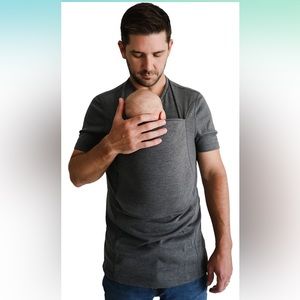 Lalabu Dad Shirt, XL Gray New, unused